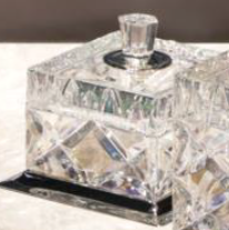 GRAZIELLA LARGE BOX - CLEAR CRYSTAL