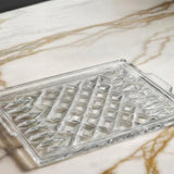 TORINO LARGE TRAY - CLEAR CRYSTAL