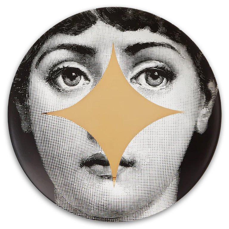 Wall Plate Tema E Variazioni N.42 Gold/Black/White