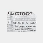 Medium sheet ashtray Giornali Il Giorno black/white