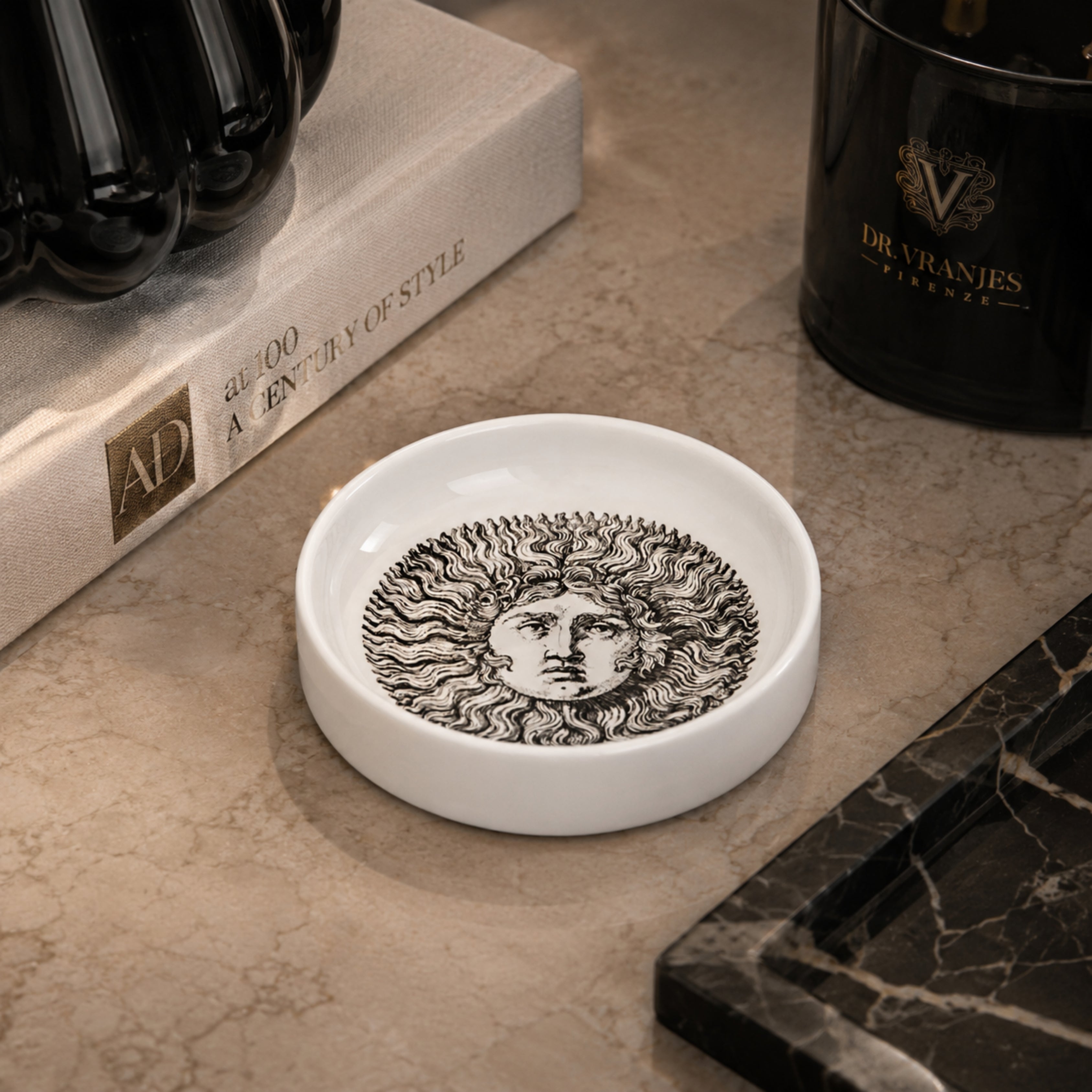 Round Ashtray Re Sole - Fornasetti (view 2)