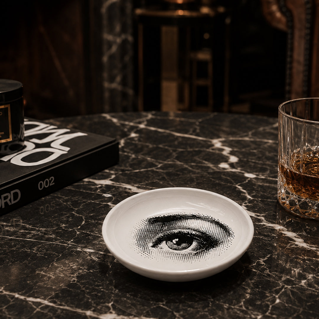 Round Ashtray Tema E Variazioni N.35 (view 2)
