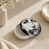 Round Box Tema E Variazioni N.137-White & Black - Fornasetti (view 2)