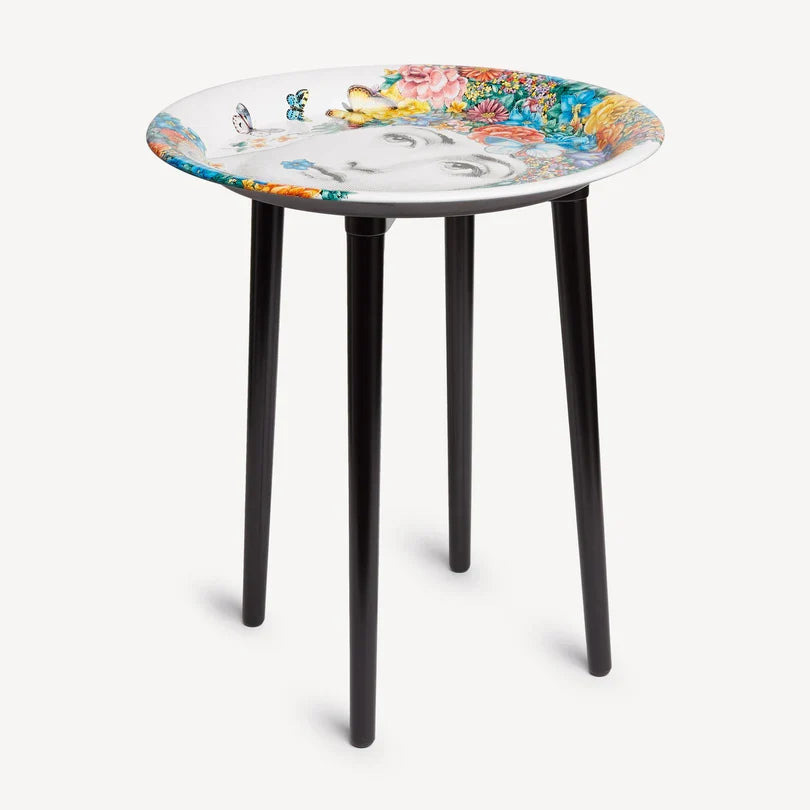 Tray Holder Black Wood