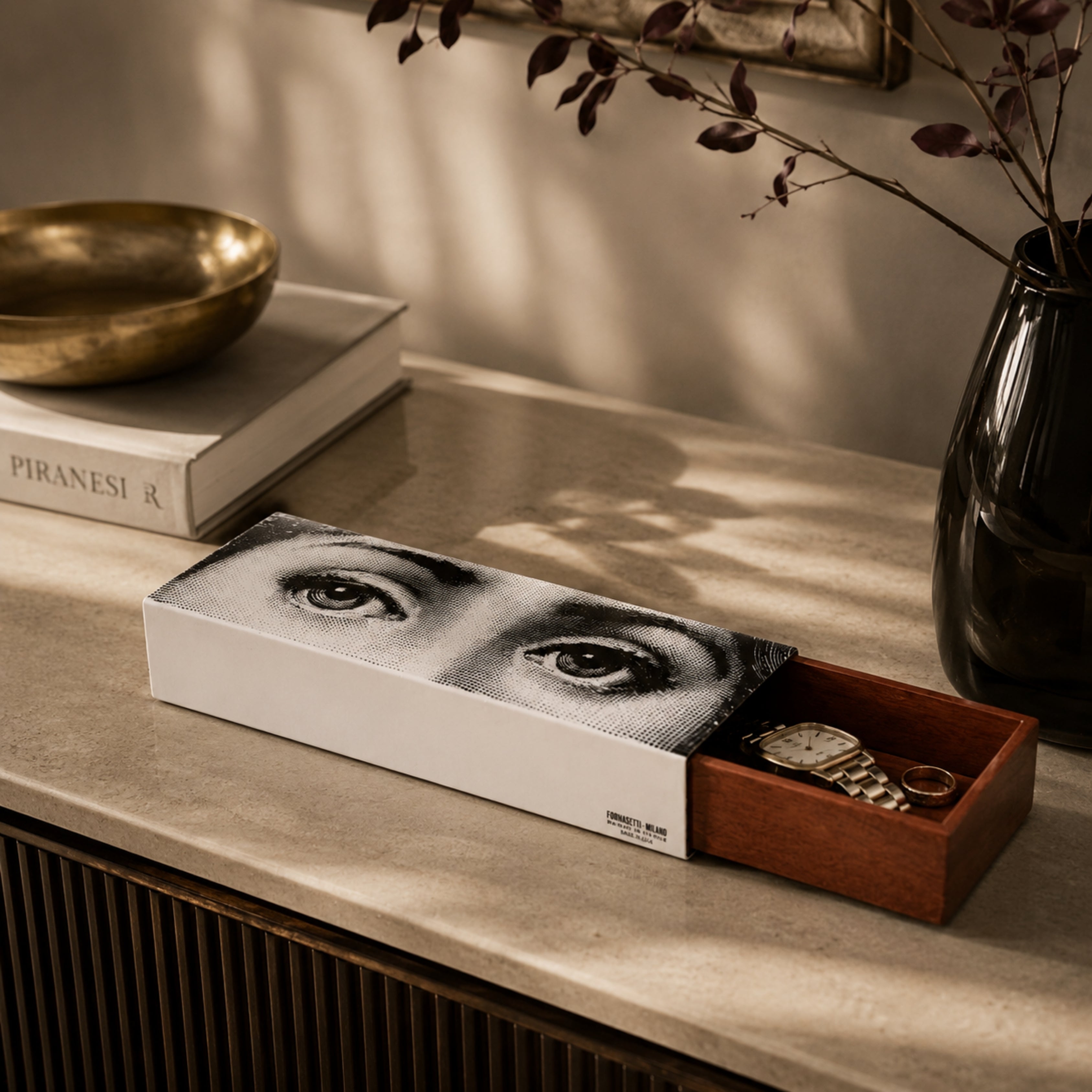 Box 200 Occhi Black/White - Fornasetti (view 2)