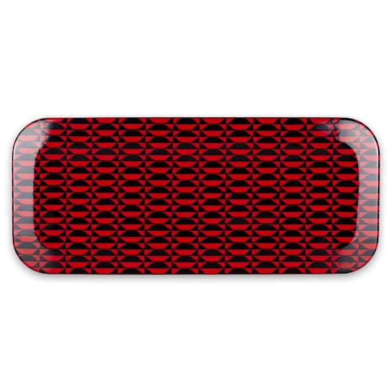 Tray Losanghe Red/Black