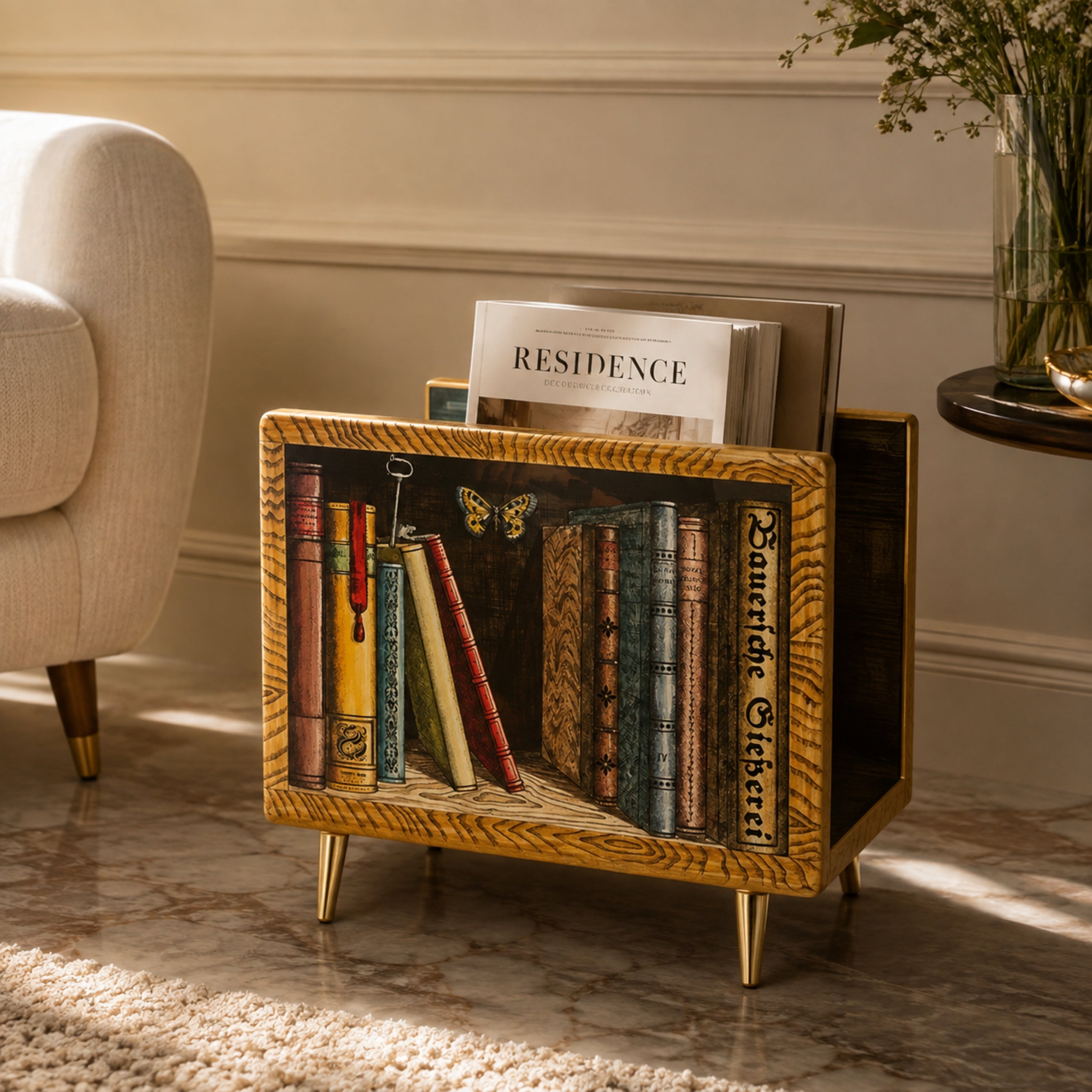 Magazine Rack Libri Colour - Fornasetti (view 2)