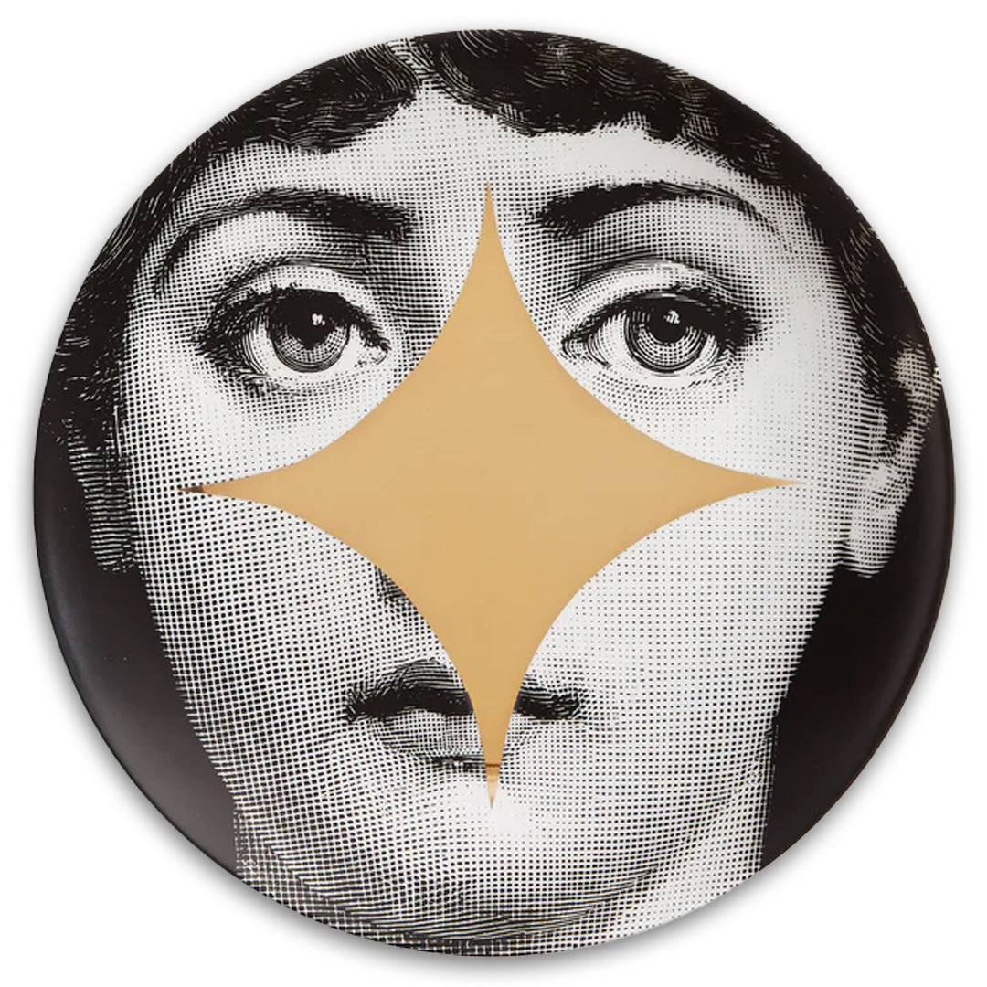 Wall Plate Tema E Variazioni N.42 Gold/Black/White
