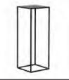 Gnd-Metalbas Base Black Metal 28X28X95 Be