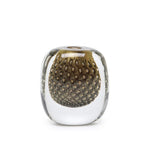 BALLOTON SQUARE VASE BLACK-GOLD