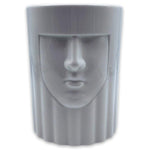 Candle Holder - Me Candte Holder, 2 Parts Coo: Cn / Mat: Glass / Color: Amber/Grey