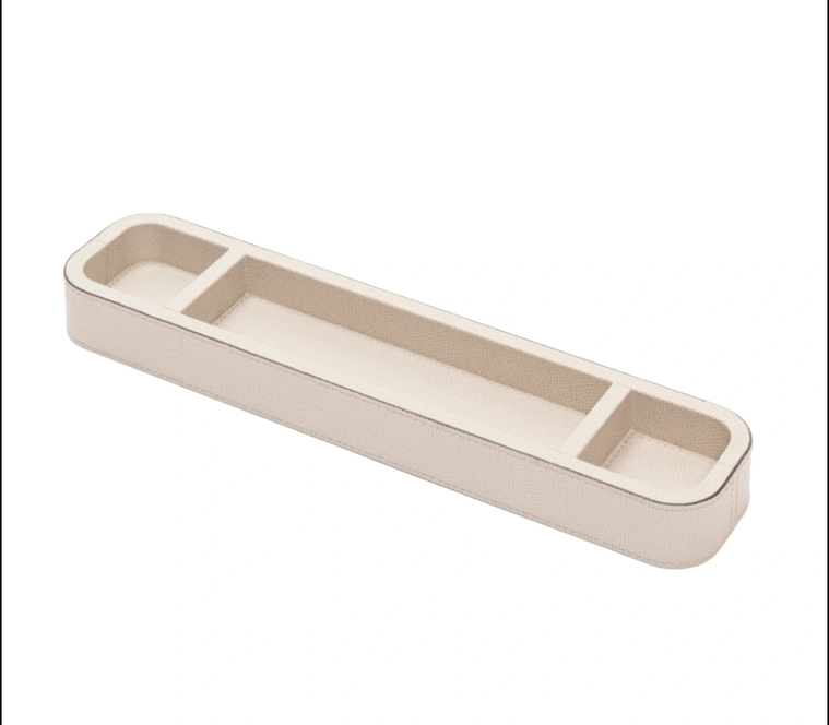 Polo Pen Holder N.3
Printed Calfskin Golf: Stone