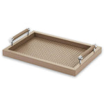 Riviere - Diana Handwoven Rectangular Tray Small Riviere: Ivory