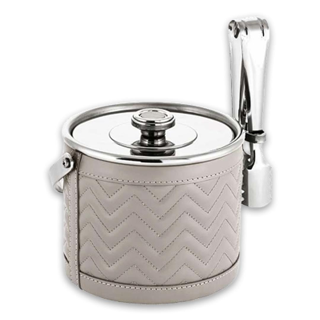 Riviere - Menfi Herringbone Ice Bucket
Riviere: Grey