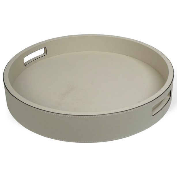Tv652 G37St37 Polo Tray With Handles Round Large