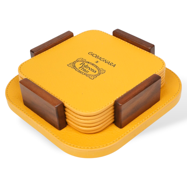 Gftp176 Sc136 Coaster Holder With 6 Coasters