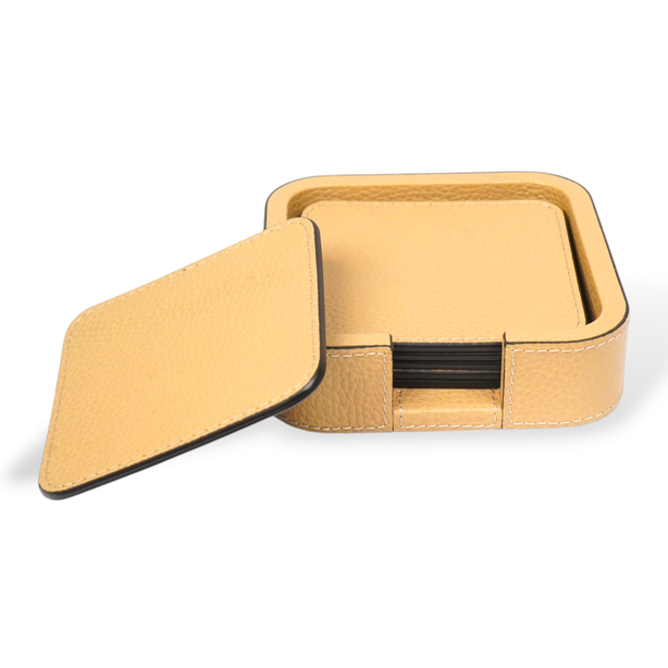 Tp182 H42St42 Tao Coaster Holder Square Rounded With 6 Tao Coasters