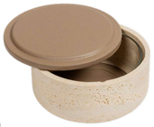 NAXOS LEATHER & MARBLE BOWL MEDIUM