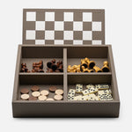 "TRIPLE GAME BOX   CHESS | DRAUGHTS | DOMINO"