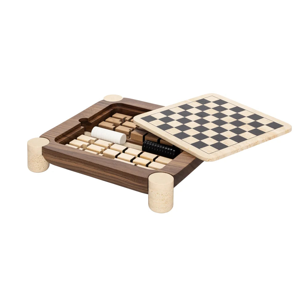 MOCAMBO 
CHESS / DRAUGHTS 
GAME SET