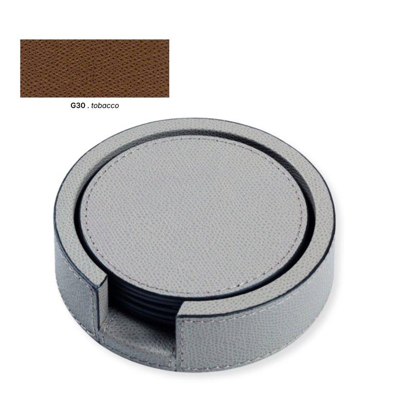 TAO COASTER ROUND-TOBACCO