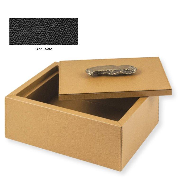 AMBRA STACKABLE TRINKET BOX RECTANGULAR -MEDIUM