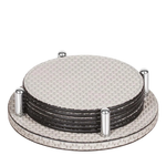DAVID COASTERS HOLDER ROUND WITH 6 TAO COASTERS