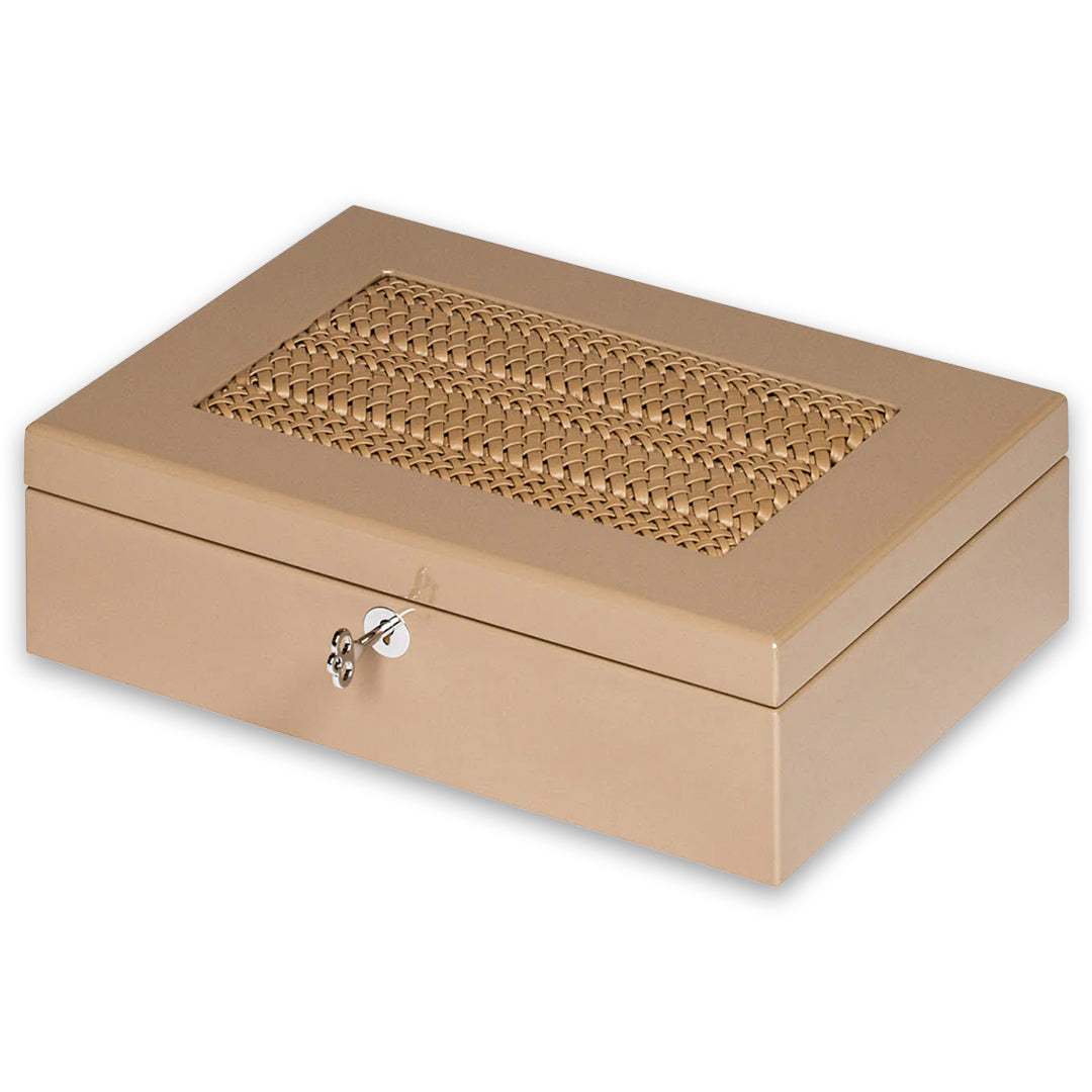 Riviere - Rieti Jewellery Boxes With Tray Riviere: Taupe - GioBagnara