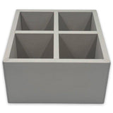 Party 4 Cutlery Holder
Printed Calfskin Golf: Light Grey