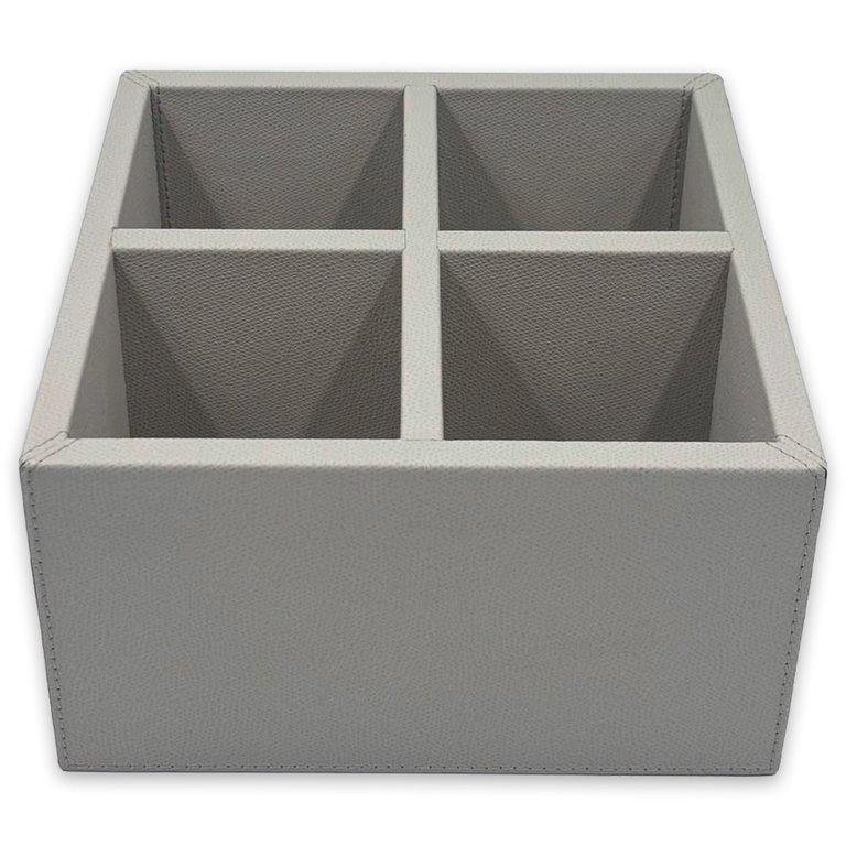 Party 4 Cutlery Holder
Printed Calfskin Golf: Light Grey