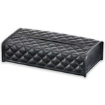 Riviere - Elba Diamonds Rectangular Tissue Holder Riviere: Black - GioBagnara