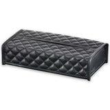 Riviere - Elba Diamonds Rectangular Tissue Holder Riviere: Black - GioBagnara