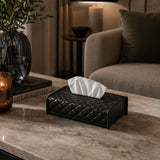 Riviere - Elba Diamonds Rectangular Tissue Holder Riviere: Black - GioBagnara (view 2)