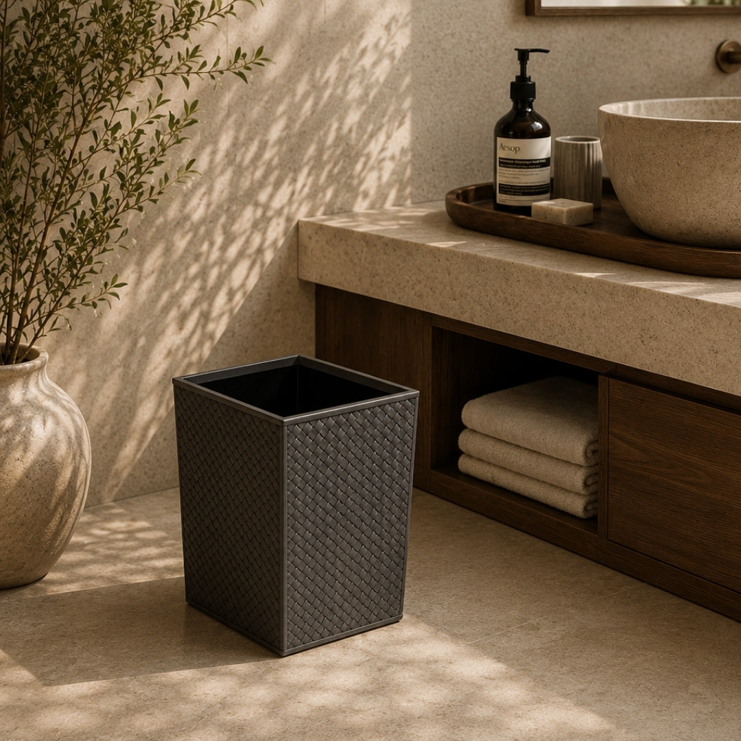 Riviere - Ivo Handwoven Bin Large Riviere: Taupe - GioBagnara (view 2)