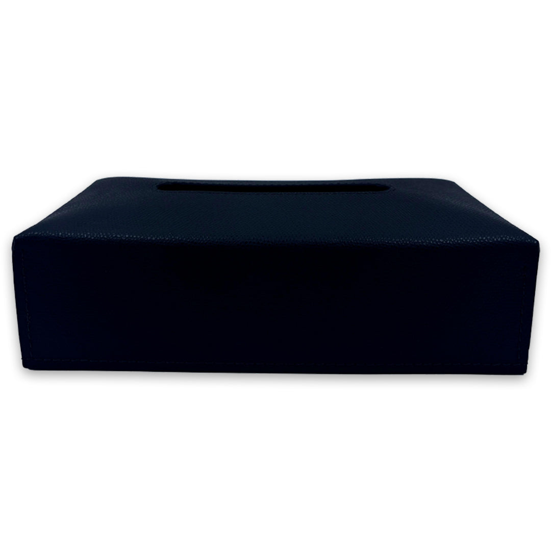Ready Tissue Holder With Bottom Leather Flaps Rectangular - GioBagnara