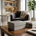 Ha149 G176St00 Marea Basket With Lid Short Rectangular Large - GioBagnara (view 2)