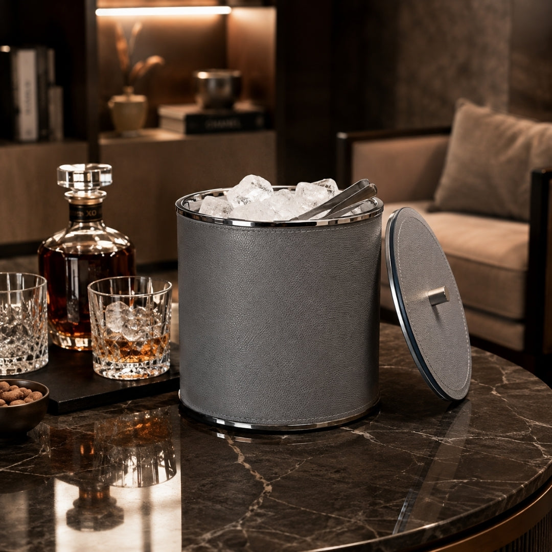 Tt211 Metal_00G18St1 8 Positano Large Ice Bucket And Bottle Cooler - GioBagnara (view 2)