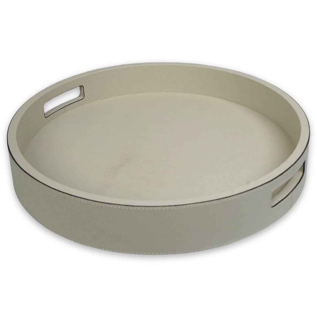 Tv652 G37St37 Polo Tray With Handles Round Large - GioBagnara