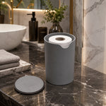Tcr7024 T18 Narciso Toilet Paper Holder Double With Lid - GioBagnara (view 2)