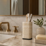 Ha398M Metal_00Marbl E_00 Polo Marble Toothbrush Holder - GioBagnara (view 2)