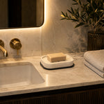 Ha392M Metal_00Marbl E_00 Polo Marble Rectangular Soap Bowl - GioBagnara (view 2)