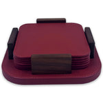 Gftp176 Sc146 Coaster Holder With 6 Coasters - GioBagnara