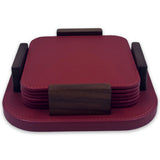 Gftp176 Sc146 Coaster Holder With 6 Coasters - GioBagnara