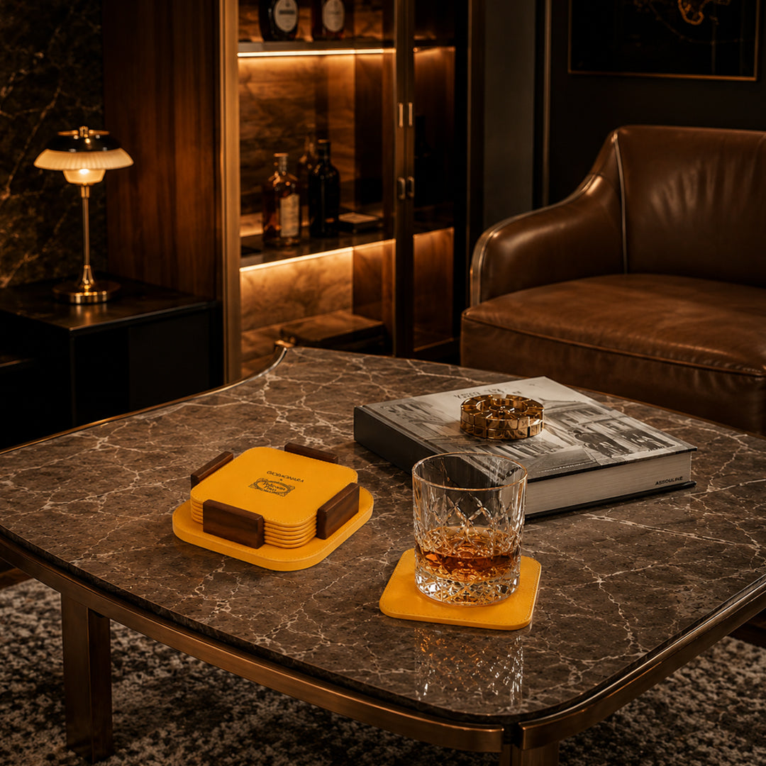 Gftp176 Sc136 Coaster Holder With 6 Coasters - GioBagnara (view 2)