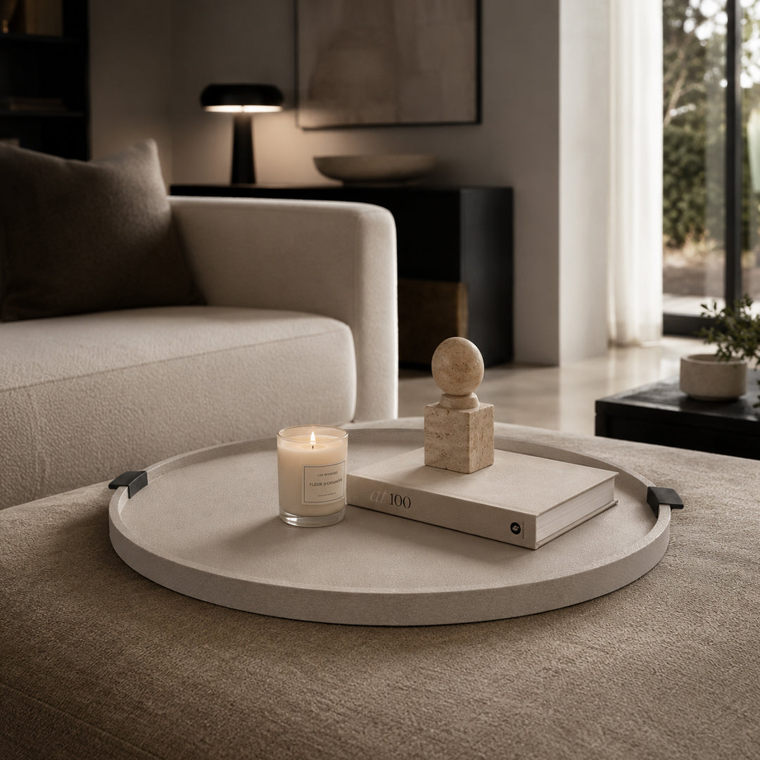 Tv148 Bronzeb83 Puccini Tray Round Large - GioBagnara (view 2)