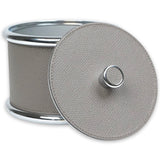 Hb727 Chromeg24St24 Ravello Round Box Large - GioBagnara