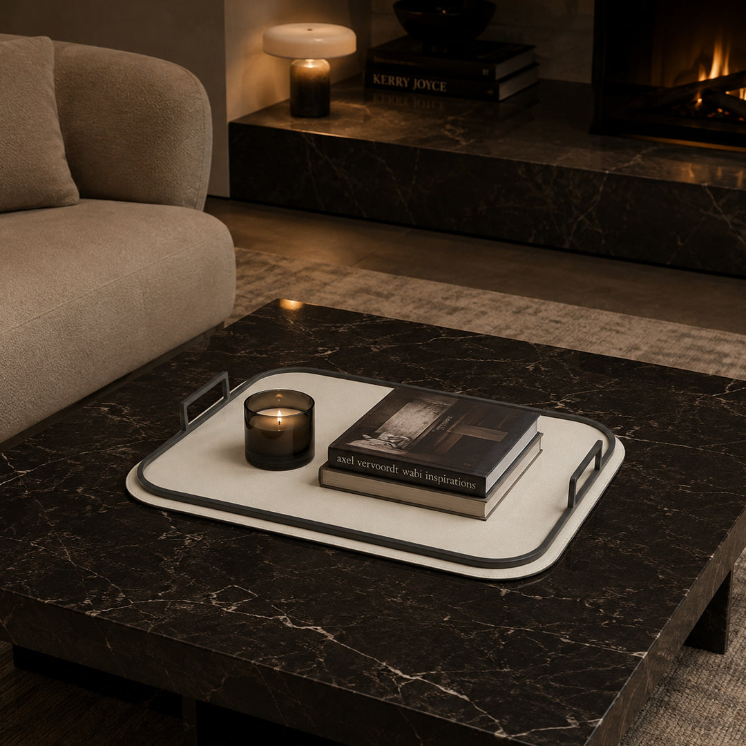 Tv272 Brassg176St00 Bellini Tray Rectangular Medium - GioBagnara (view 2)