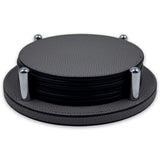 Tp172 G21St00 David Coaster Holder Round With 6 Tao Coasters - GioBagnara