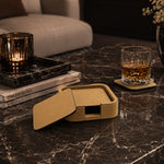 Tp182 H42St42 Tao Coaster Holder Square Rounded With 6 Tao Coasters - GioBagnara (view 2)