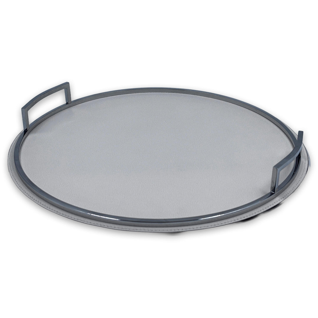 Tv242 Chromeg119St1 19 Defile Tray Round Medium - GioBagnara